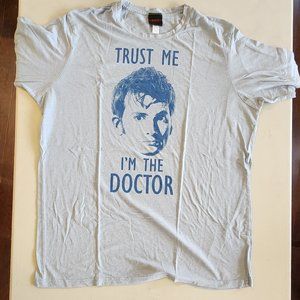 Doctor Who 10th David Tennant Trust Me Im The Doctor Vintage Tshirt